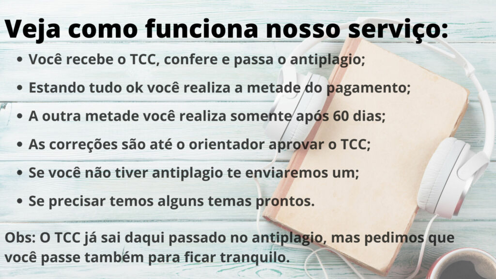 Comprar TCC em Belo Horizonte - Pagamento após entrega