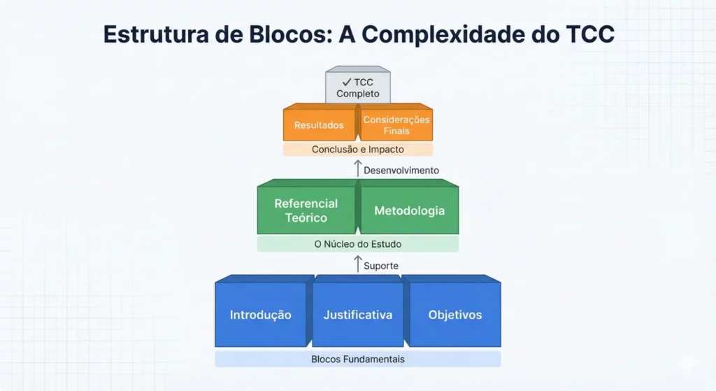 Gráfico de Blocos de Construção de um TCC.