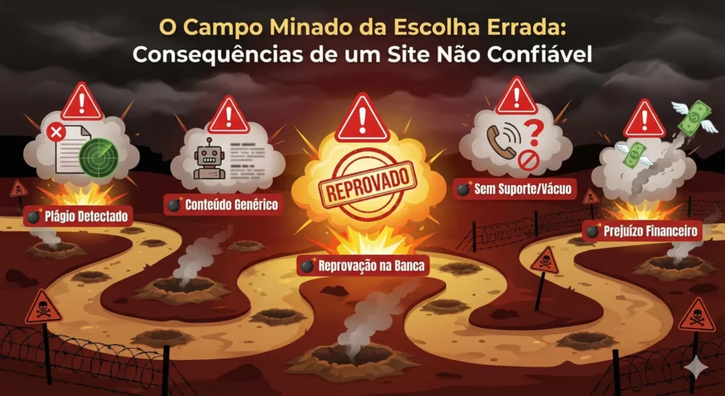 O Campo Minado da Escolha Errada.
