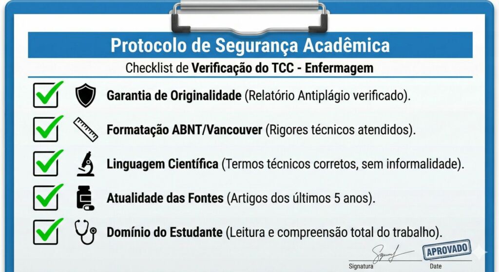 O Protocolo de Segurança do TCC.