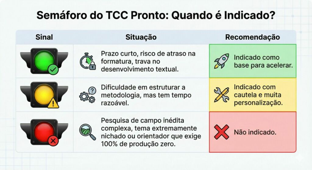 Semáforo do TCC Pronto.