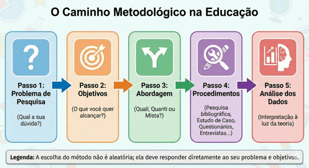 O Caminho Metodológico na Educação