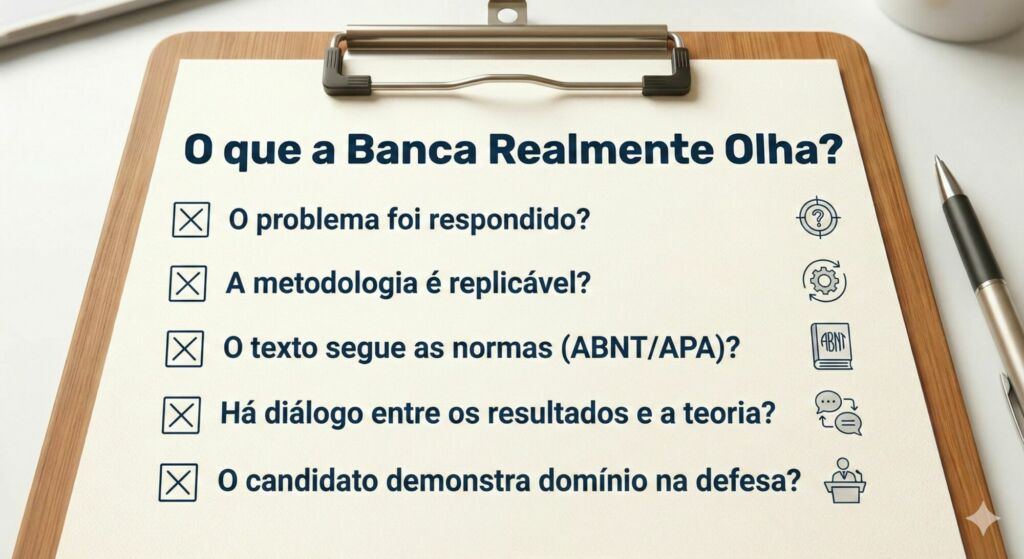 Checklist Visual: O que a Banca Realmente Olha?