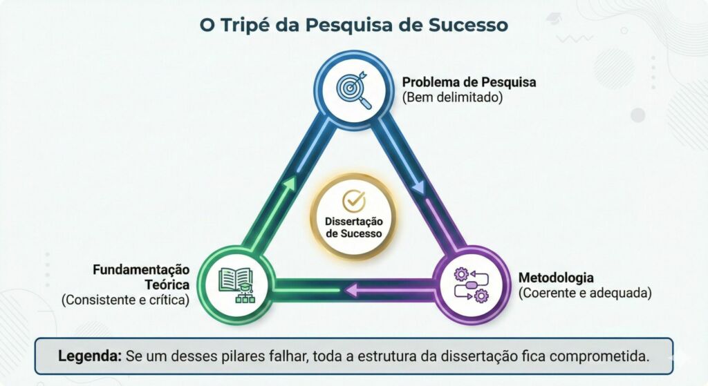 Diagrama de Alinhamento: "O Tripé da Pesquisa de Sucesso"