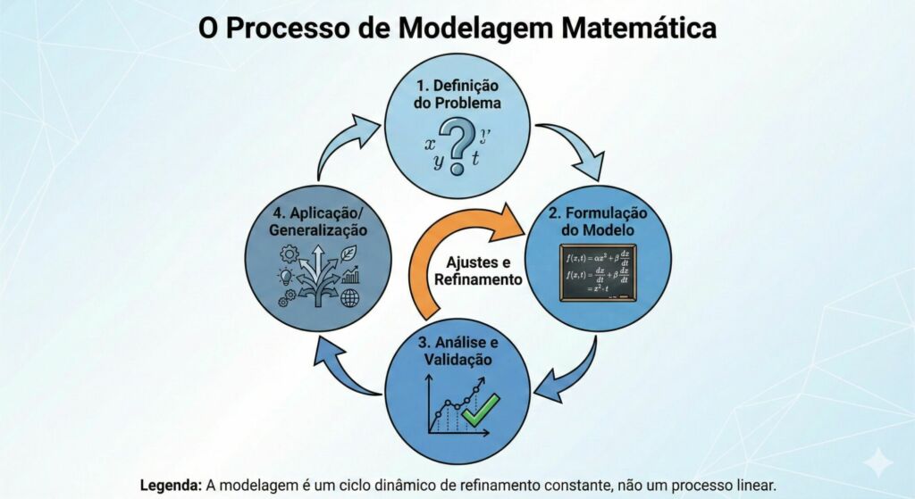 Diagrama de Ciclo: "O Processo de Modelagem Matemática na Dissertação de Mestrado"