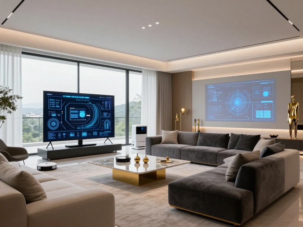 Comprar TCC sobre A Integração entre Tecnologia e Automação Residencial no Design de Interiores para o curso de Design de Interiores