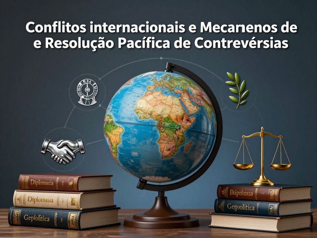 Comprar TCC sobre Conflitos Internacionais e os Mecanismos de Resolução Pacífica de Controvérsias para o curso de Relações Internacionais