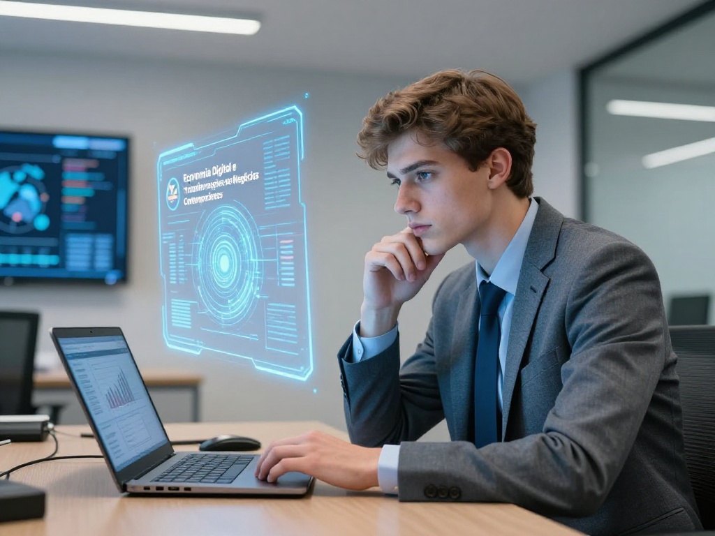 Comprar TCC sobre Economia Digital e as Transformações nos Modelos de Negócios Contemporâneos para o curso de Ciências Econômicas