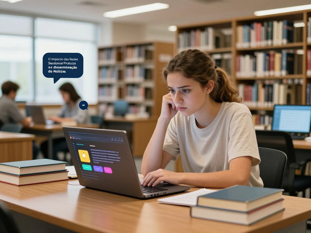 Comprar TCC sobre O Impacto das Redes Sociais na Produção e Disseminação de Notícias para o curso de Jornalismo